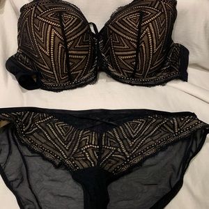 42c bra OX panties 2 pc sexy set adore me